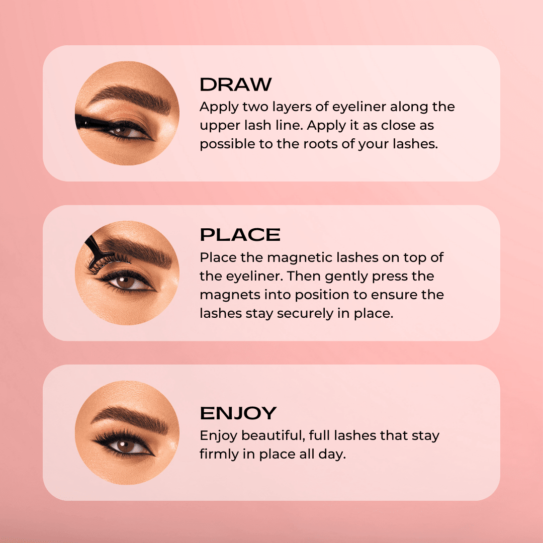 Magnetische Wimpers - MAYSON Cosmetics